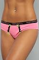 Betsey Johnson The Cotton Logo Bikini in Pink,Intimates for Women