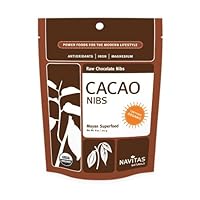 Navitas Naturals Organic Raw Chocolate Nibs, King of Cacao 16 Ounce Pouch (Pack of 2)