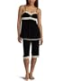 Baby Phat Women's Cami Capri Set,Black,Medium