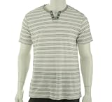 Bar III Striped V-Neck Shirt