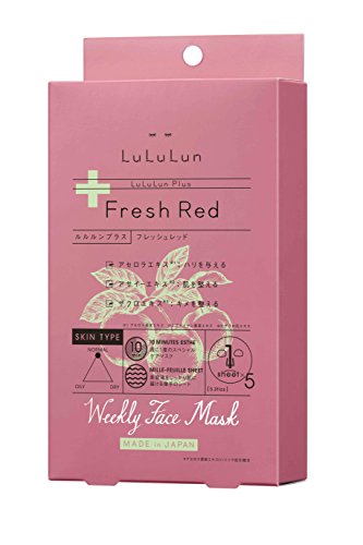 フェイスマスク ルルルンプラス フレッシュレッド5包入