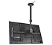 Atdec TH-3070-CTS Ceiling Mount with Short Drop Length for Displays up to 143-Pound, Black