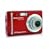 Praktica DCZ 10.4 Digitalkamera (10 Megapixel, 3-fach opt. Zoom, 6,9 cm (2,7 Zoll) Display, Tasche) rot
