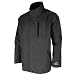 WaterShed 9X3041-TBK-SML StormShield Front Zipper Waterproof GORE-TEX Jacket with 3 Zippered Pockets, 30" Length, Small, Black