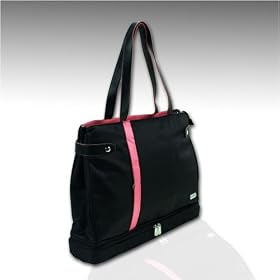 Buy 15.4 BLACK PINK LAPTOP HANDBAG NOTEBOOK CASE TOTE BAG by Expressmall