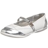 Kenneth Cole REACTION Little Kid/Big Kid Ace of Space Mary Jane,White/Silver,13.5 M US Little Kid