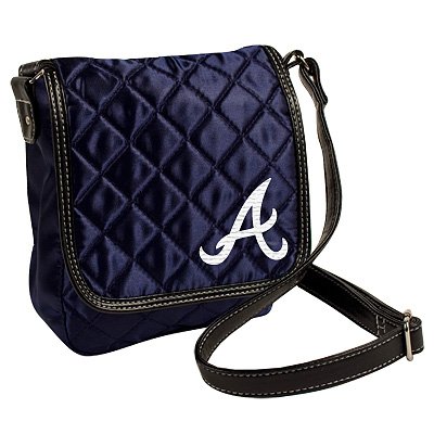 MLB Atlanta Braves Quilted Purse, Navy