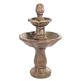 UPC 819804010128 product image for Two-Tier Floor Outdoor Water Fountain | upcitemdb.com