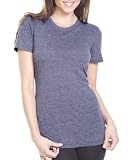Next Level Apparel Ladies TriBlend Crewneck T-Shirt, Purple Rush, Large