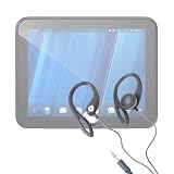 Comfortable & Stylish Gold Plated Ear Hook Headphones For The HP Touchpad Tablet By DURAGADGET