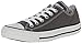 Converse Chuck Taylor All Star Canvas Low Top Sneaker, Charcoal ,5 US Men/7 US Women