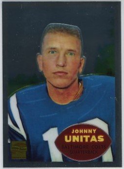 Johnny Unitas Indianapolis Colts 2000 Topps Unitas Reprints Chrome #R4 Football Card