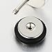 Mens Stud Earrings Stainless Steel Illusion Tunnel Plug Screw Back with Carbon Fiber, 2pcs