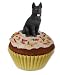 German Shepherd PupCake Dog Trinket Box - Black