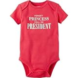 Carter's(カーターズ) Call Me President コレクティブル ボディスーツ レッド ロンパース半袖 24ヶ月【並行輸入】