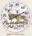 Outdoor Living : Springfield Precision Instruments Model 90007-114 13.25" Winter Deer Low Profile Patio Thermometer