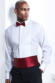 Pure Silk Plain Bow Tie & Cummerbund