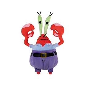 Ty Beanie Baby - Spongebob Squarepants Mr Krabs Soft Toy