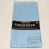 Powder Blue Rectangular Table Cover