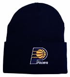 Vintage Retro NBA Indiana Pacers Navy Cuff Knit Beanie Cap