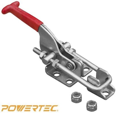 POWERTEC 20307 Latch-Action Toggle Clamp, 700 lbs Capacity #431 by Southern Technology LLC