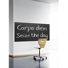 selbstklebende magnetische Tafelfolie Wandfolie Wandtafel Kreidetafel -schwarz- 100x50 inkl. 2 Kreidestiften
