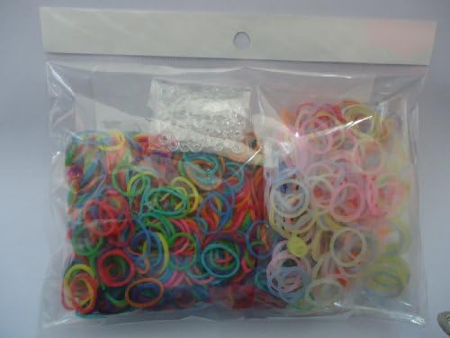 1200 Loom Bands Value Pack Refill - Loomy Loom 1200 Silicone Rubber Bands REFILL VARIETY PACK Including 200 Glow in the Dark Loom Bands and 50 Clips - Works with all Rainbow Loom Bands Kit - 100% Silicone, Latex &amp; Lead Free - 100% SAFE FOR KIDS! - 100% SATISFACTION GUARANTEE OR YOUR MONEY BACK!!!