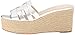 Nine West Women's Eleena Metallic Wedge Sandal