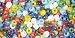Glass Beads In Hanging Tubes-rocailles 10/0 Opaque Rainbow Multi 40g