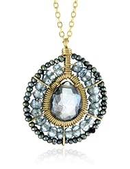 Dana Kellin "Indigo Mix" Uses Tonal Blues to Create An Everyday Knockout Pendant Necklace