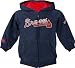 Atlanta Braves Infant Zipfront Hooded Sweatshirt