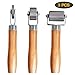 FCHO Car Sound Deadening Roller Metal Installation Tool 3 Pcs for Auto Noise Roller Car Sound Deadener Application Installation Tool Rolling Wheel Interior Accessories