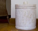 Bamboo Storage Basket with lid