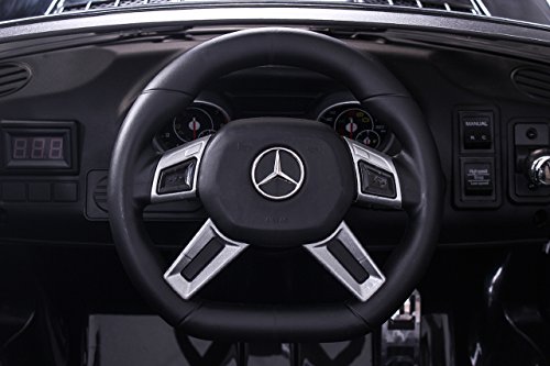 moleo M00002864 - Mercedes ML 63 AMG Kinder Auto mit 2 Motoren MP3 Fernbedienung, schwarz - 7