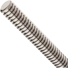 THK Lead Screw Shaft Model CS16, 16mm Outer Diameter x 500mm Length, 3mm Lead