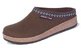 Haflinger Women's Grizzly Bavarian Trim Clog