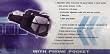 CD Player Sports Pack Case w/ Phone Pocket & Cross Shoulder Strap