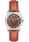 ACTIVA Watches:Women's Copper Dial Copper Leatherette