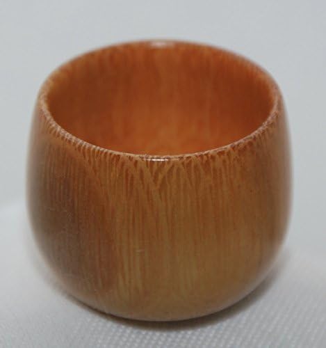 Dollhouse miniature calabash serving bowl - buckthorn wood - 1" diameter