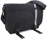DadGear Messenger Diaper Bag - Black Retro Stripe