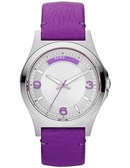 Marc by Marc Jacobs Baby Dave Silver Dial Purple Dial Ladies Watch MBM1262