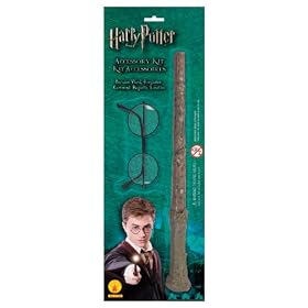 Licensed Harry Potter Wand and glasses kit