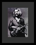 Duane Allman (With Guitar) Music Framed & Matted Poster Print - 16