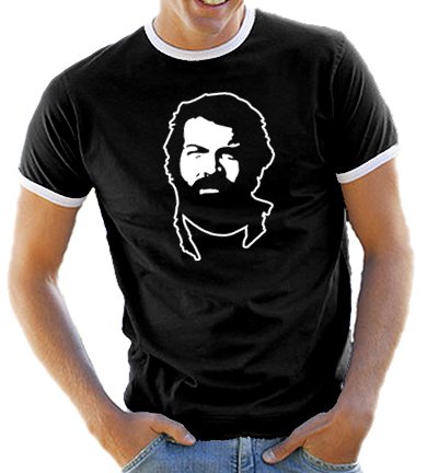 Bud Spencer Kontrast T-Shirt S-XXL