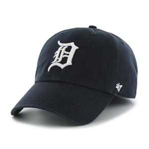 MLB Detroit Tigers Cap, Navy, X-Large