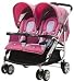 Zooper 2011 Tango Double Stroller - Wild Peach