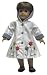 White Raincoat with Embroidered Flowers. Fits 18