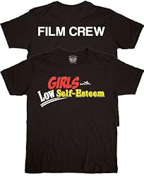 Arrested Development Film Crew Girls Low Self-Esteem Black T-shirt Tee