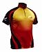 Polaris Fire & Ice Mens Cycling Shirt Fire Red Large
