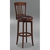 Canton Swivel Counter Stool with Vinyl Seat
